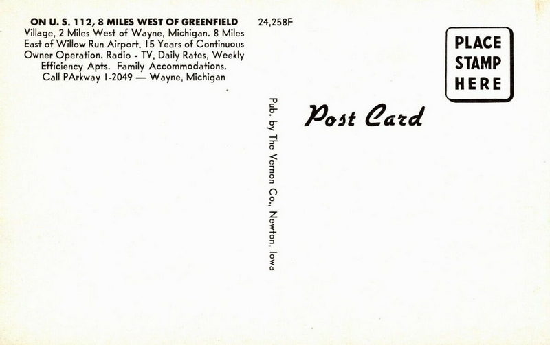 Sharr Motel - Old Postcard (newer photo)